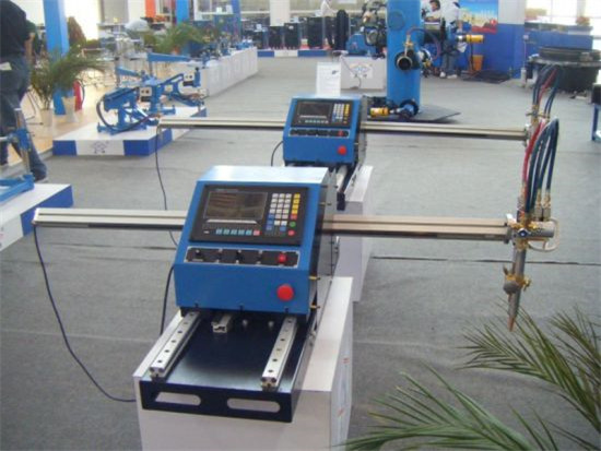 Makapal SS CS GI Gantry cnc cutting machine, plasma at apoy pamutol na may factory price