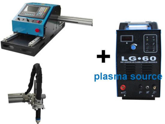 Portable CNC 100A Plasma Cutting Machine para sa 1-15mm Iron Sheet