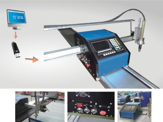 2017 murang cnc metal cutting machine START Brand LCD panel control system 1300 * 2500mm nagtatrabaho lugar plasma cutting machine